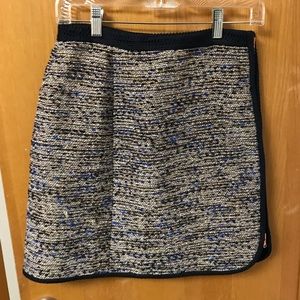 J.Crew Metallic Tweed Skirt